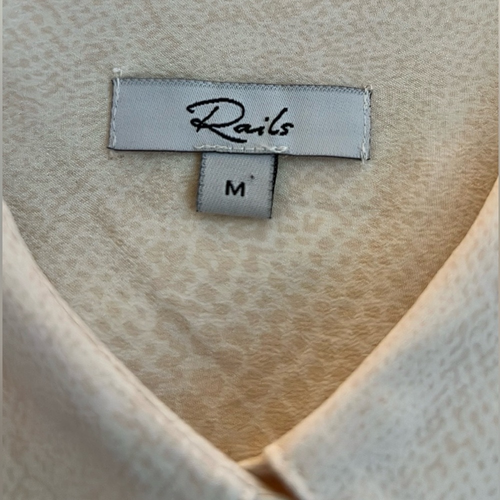 Rails Long Sleeve Silk Blouse - Picture 4 of 11